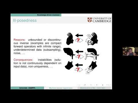 Carola Bibiane Schönlieb - Machine Learned Regularization for Solving Inverse Problems