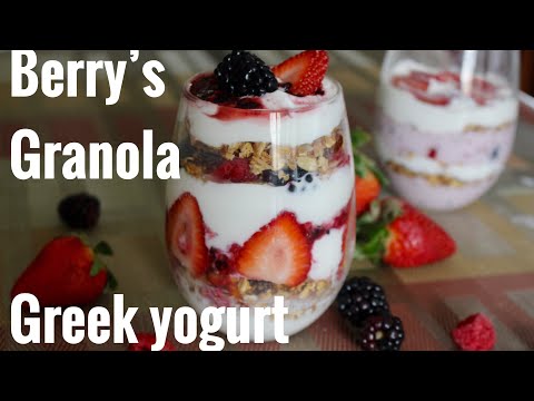 Fruit, Granola & Yogurt Parfait | Healthy Breakfast Recipe