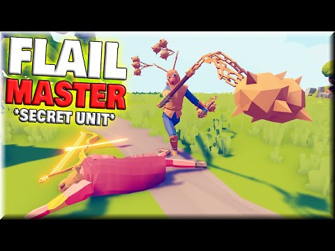 Secret Unit "Flail Master" vs Every Faction - TABS Unit Creator Update Stalingrad 5 Mod Gameplay