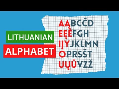 Lithuanian ALPHABET