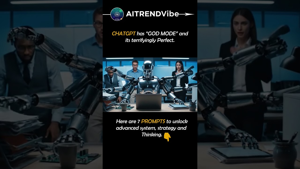 Unlock ChatGPT’s GOD MODE: 7 Mind-Blowing Prompts for Advanced AI Power! 🤖 #shorts #chatgpt