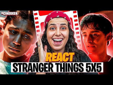 CHOQUE NO DEMOGORGON! | REACT "STRANGER THINGS" 5x5 + ANÁLISE