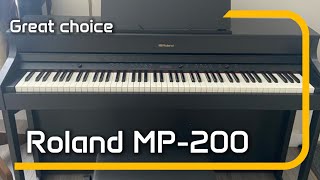 Video thumbnail for Roland MP-200 Digital Piano w/ Adjustable Bench by AJ
