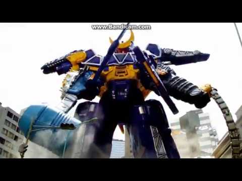 Kyoryuger Spino Zord VS Kyoryugers Zords