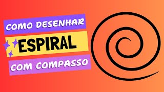 Tutorial How to Draw a Spiral with a Compass