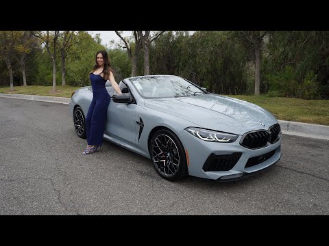 2024 BMW M8 Competition Convertible Review / Exhaust Sound / 20" M Wheels / BMW Test Drive Review