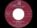 1952 HITS ARCHIVE: You Belong To Me - Patti Page