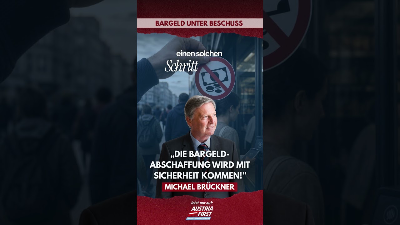 Bargeldabschaffung wird mit Sicherheit kommen! - Michael Brückner