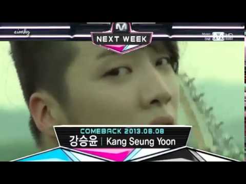 130801 Kang Seung Yoon comeback next week