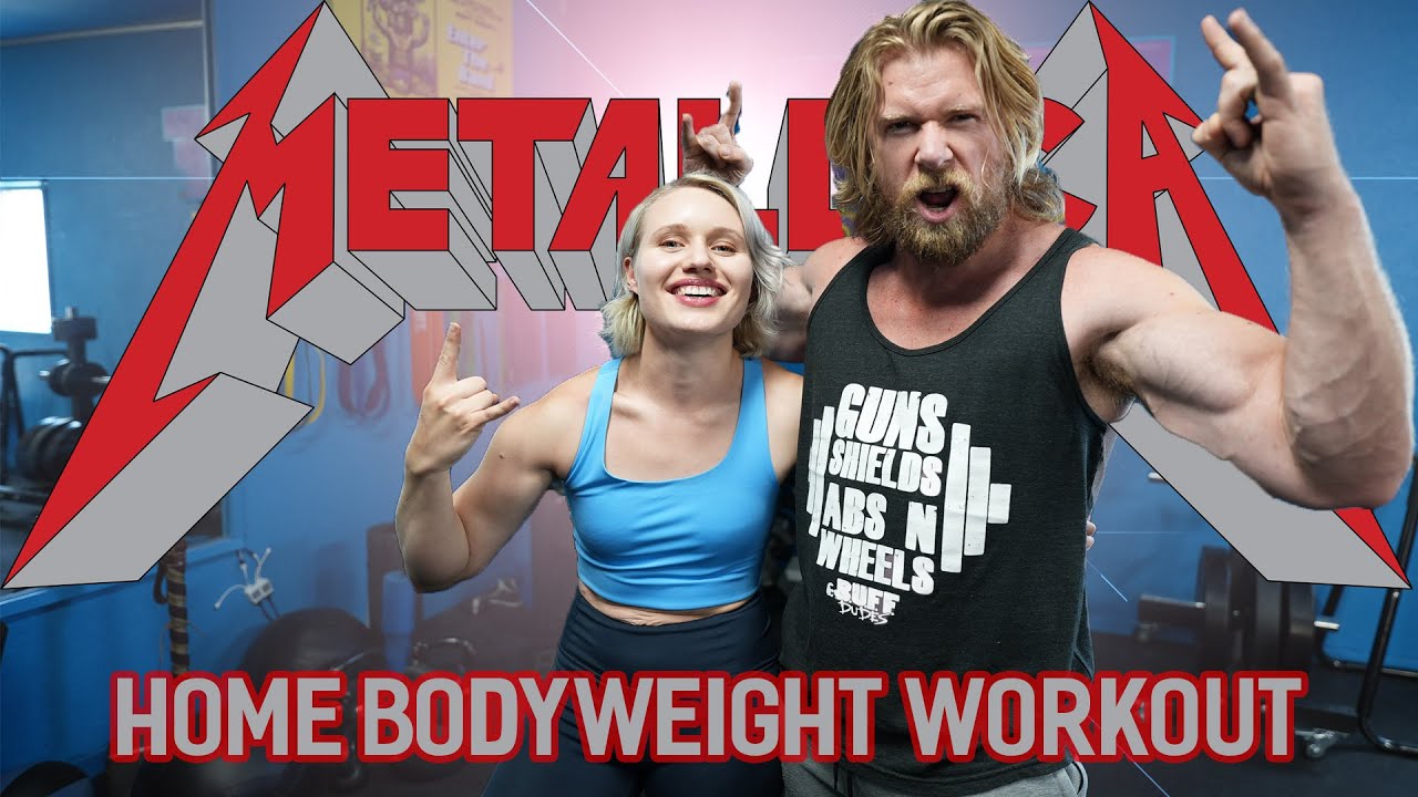 Metallica reloaded! 20 minute home bodyweight workout (easy & hard variations) - Buff Dudes
