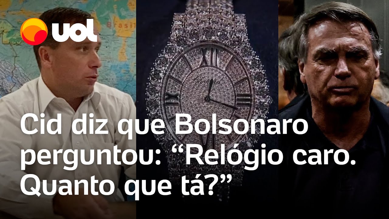 Cid diz em delação que Bolsonaro perguntou valor de presente a Cid: 'Relógio caro. Quanto que tá?'