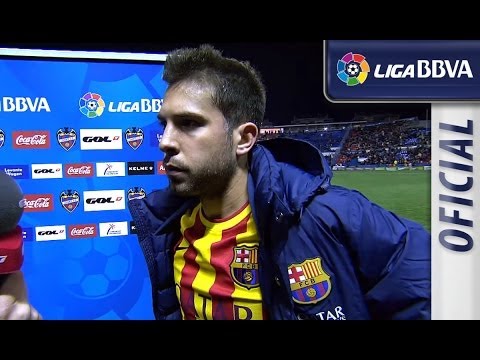 Entrevista a Alba tras el Levante UD (1-1) FC Barcelona - HD
