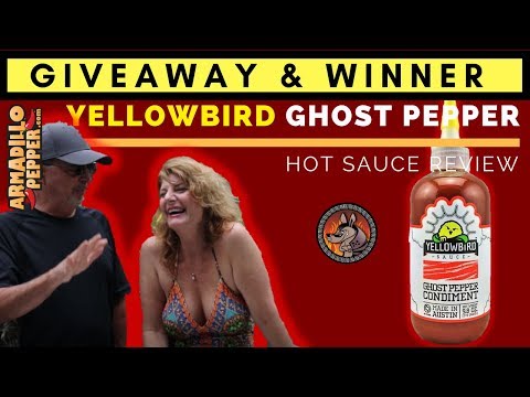 YellowBird Ghost Pepper Sauce Condiment Review | Armadillo Pepper