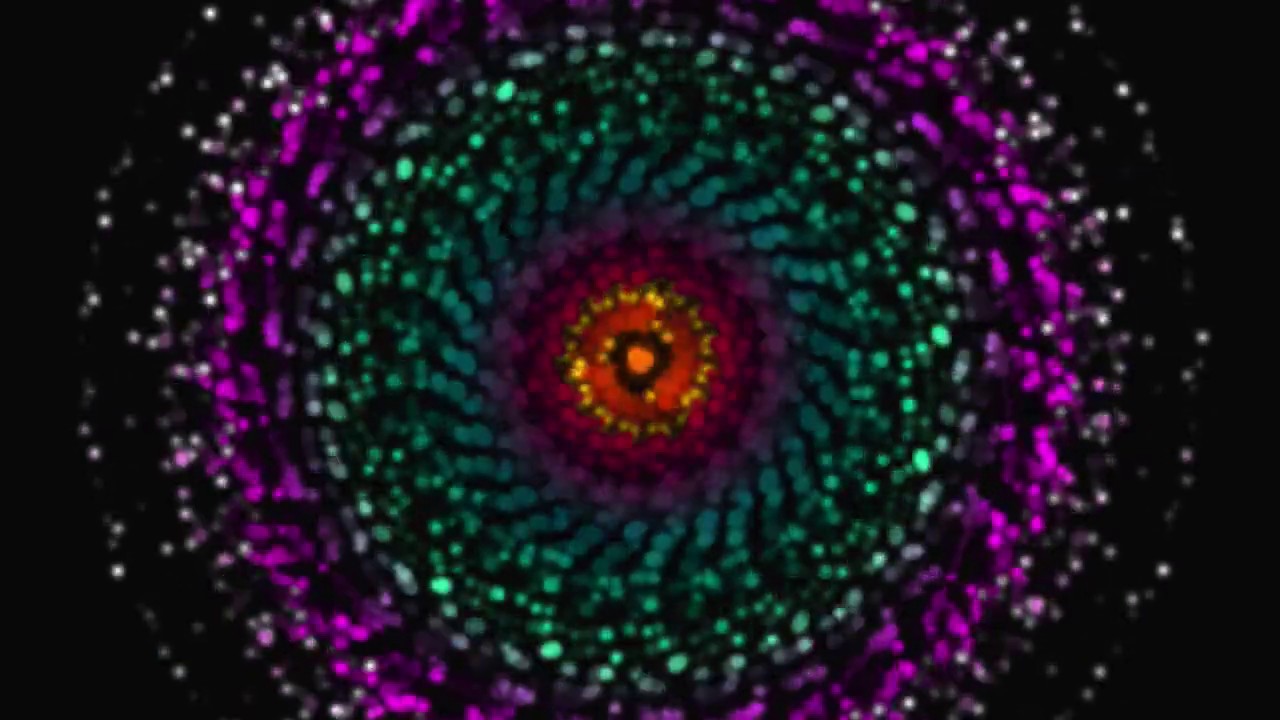 Spiral With Colors In Processing