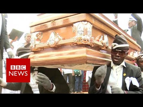 Funeral dancers for hire- BBC News