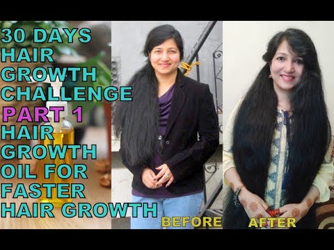 30 Days Challenge Grow Your Hair Faster, Thicker and Longer- Part 1 | बाल लम्बे करने का घरेलु नुस्खा Video