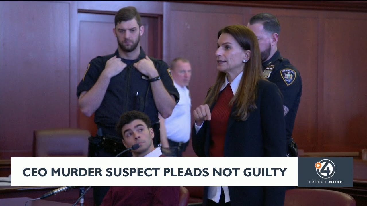 CEO murder suspect pleads not guilty