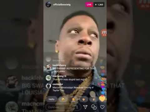 lil Boosie After in Memphis Goons Pulls Out An AK 47  I Said It s Time To Go IG Live reaction