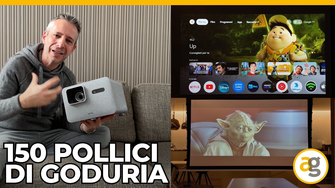 Proiettore AUTOADATTANTE BENQ TK705i recensione