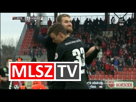 Bacsa Patrik első gólja a DVTK – Budapest Honvéd mérkőzésen