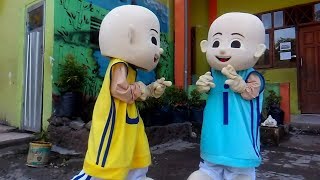 LUCU CELANA IPIN KUDU MLOROT, BADUT UPIN &amp; IPIN MENARI LAGU KUN ANTA VERSI MELAYU