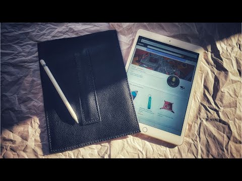 Making a Handmade Leather iPad Cover DIY