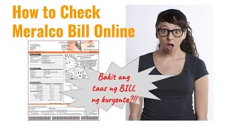 How to Check Meralco Bill Online - Bakit ang taas ng kuryente?!