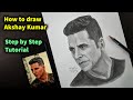 How to Draw Akshay Kumar Step by Step Sketch tutorial -Part 2/ Pencil Shading, Blending, Hair, Beard