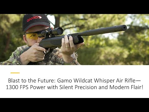 Blast to the Future: Gamo Wildcat Whisper Air Rifle-1300 FPS Power w Silent Precision & Modern Flair
