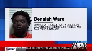 Woman charged with assault after machete attack in downtown Lawton