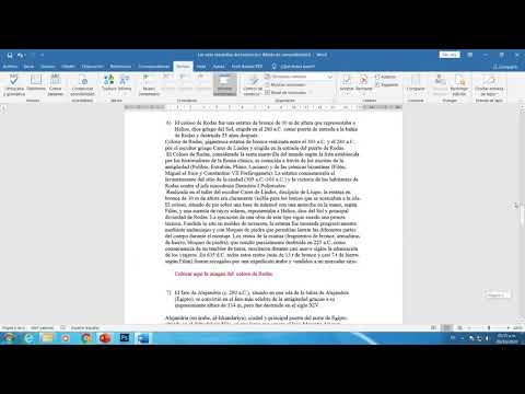 CuOperadorV33 - Ejercicio de repaso Nº1   Siete maravillas