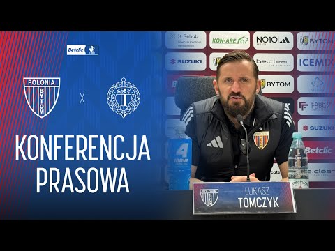 [Betclic 1. liga] Konferencja prasowa po meczu Polonia Bytom - Chrobry Głogów (2:0)