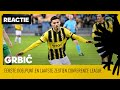 REACTIE | Grbić over eerste doelpunt in geel-zwart en bereiken volgende ronde Conference League ⚽️