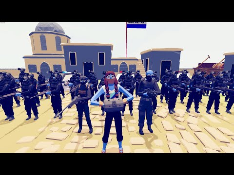 Can 150x SWAT rescue the hostages? - Totally Accurate Battle Simulator TABS