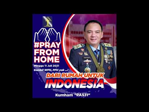 Sekjen Kemenkumham Komjen.Pol. Andap Budhi Revianto SIK Mendukung # Pray From Home.