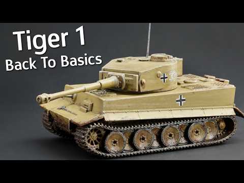 Back To Basics! Airfix Tiger 1 Starter Set Plastic Model Kit in 1/72 Scale - Build & Review