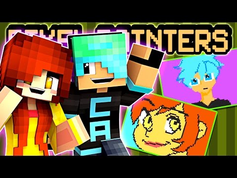 DOLLASTIC PLAYS! - Minecraft Pixel Painters - We're Anime Characters. CHAD FTW!!! - DOLLASTIC PLAYS with Gamer Chad!