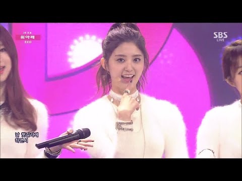 EXID, addictive 'up and down' craze @ popular song Inkigayo 150104