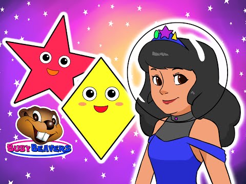 Princess Shapes "Diamond Star" | Shapes Learning Song for Kindergarten Kids, Toddlers & Preschool