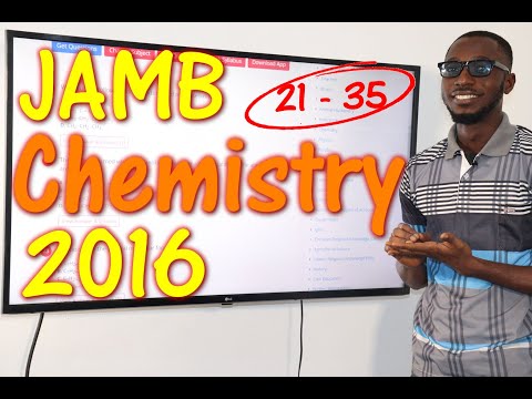 JAMB CBT Chemistry 2016 Past Questions 21 - 35