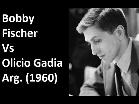 Bobby Fischer vs Olicio Gadia - Mar del Plata (1960) #44