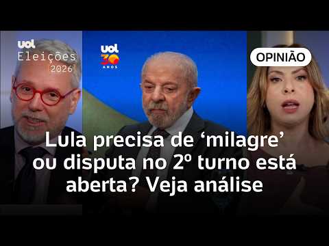 Daniela Lima: Lula precisa de ‘milagre’ no 2º turno; Toledo vê disputa aberta com Flávio Bolsonaro