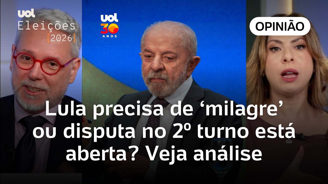 Daniela Lima: Lula precisa de 'milagre' no 2º turno; Toledo vê disputa aberta com Flávio Bolsonaro