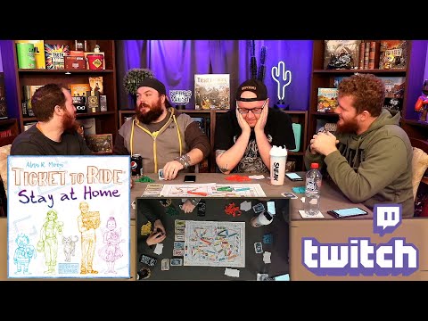 Ticket To Ride: Stay at Home! | Board Game Live Stream