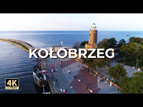 Kolobrzeg from the bird's eye view | Kolobrzeg from a drone | Poland [4k]