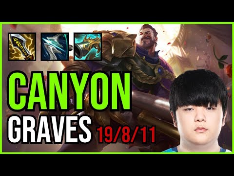 CANYON - GRAVES vs. TALIYAH Jungle | KR CHALLENGER | PATCH 11.1