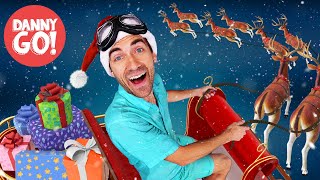 Danny's Sleigh Ride Adventure! 🦌🛷❄️ Christmas Brain Break Dance | Danny Go! Holiday Songs for Kids