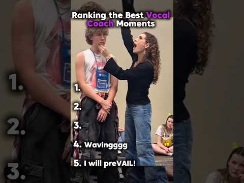 Ranking the best VOCAL COACH moments #singing