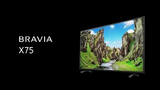 Video 1 of Product Sony Bravia X75 4K TV (2021)
