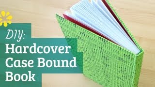 DIY Hardcover Book | Case Bookbinding Tutorial | Sea Lemon